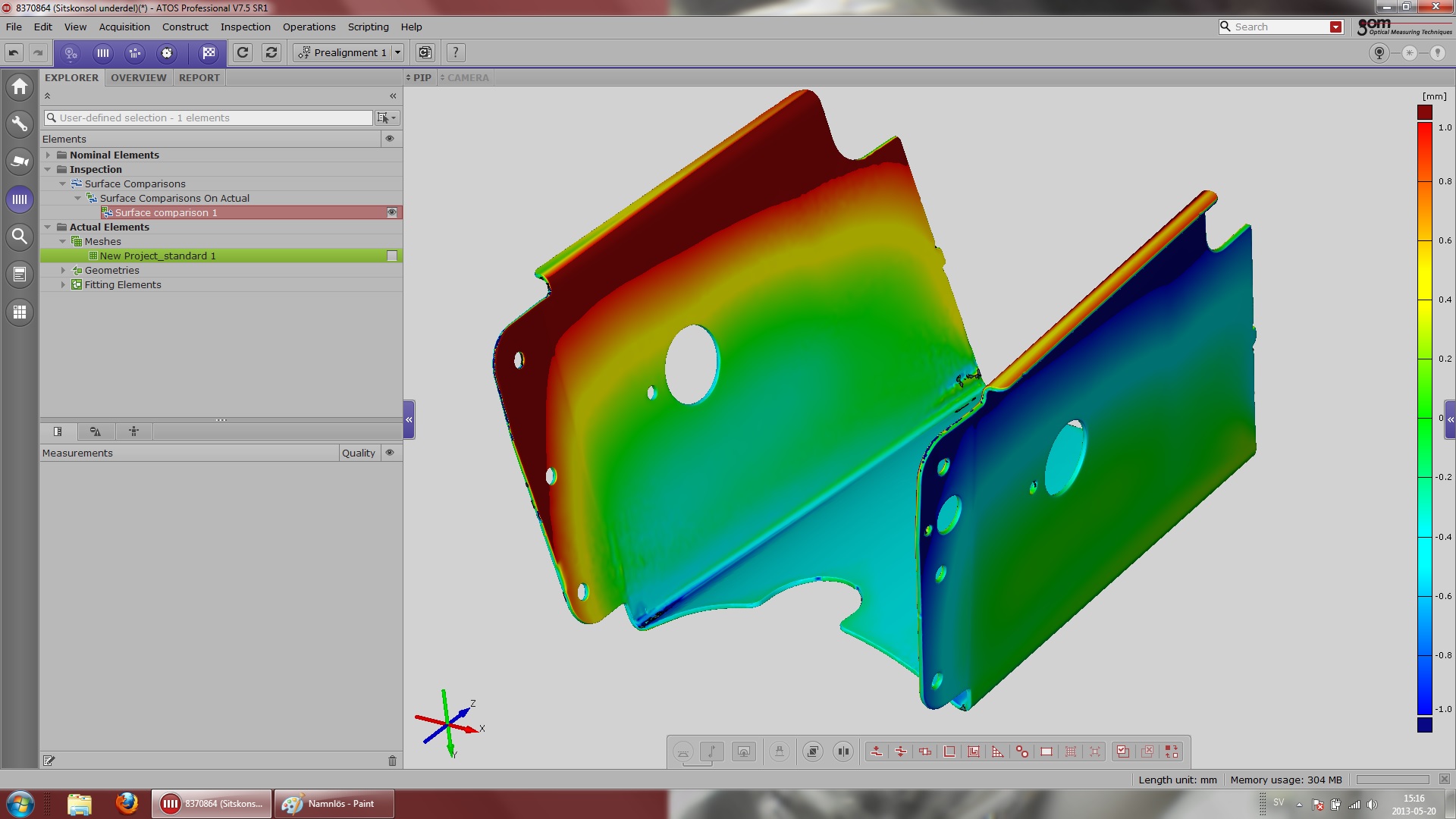 Atos Scanner Software Interface Atos 3D scanner | Beslag & Metall